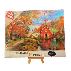 New Sealed Huadada Autumn Village 1000 Piece Jigsaw Puzzle  Ages 12+